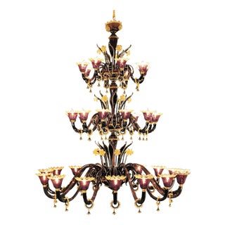 Murano Chandelier by Atelier Iskra for Ribes the Art of Glass For Sale
