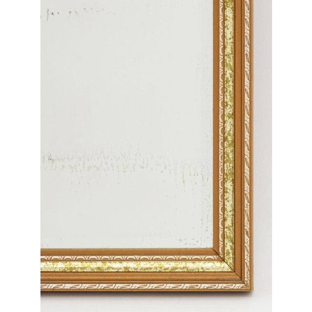 Hollywood Regency Giltwood Beveled Mirror For Sale - Image 4 of 6