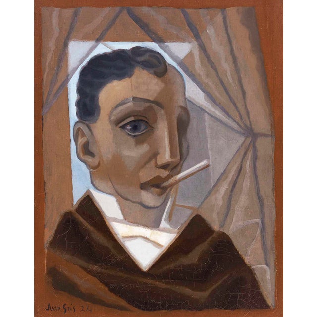 Juan Gris Homme a La Cigarette Limited Edition Giclee For Sale