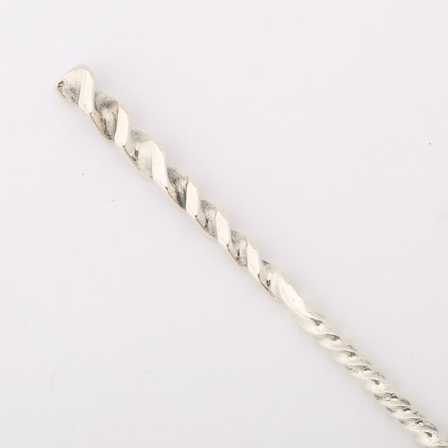 Arts & Crafts Movement Sterling Silver Cheese Scoop Signed Whiting Manufacturing For Sale In New York - Image 6 of 9