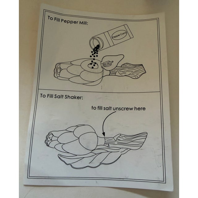 Late 20th Century Missiaglia Style Silver Artichoke Salt and Pepper For Sale In Chicago - Image 6 of 14