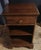 Gorgeous 1940s aged walnut finish night stand by Davis Cabinet Co. Beautifully aged, warm wood, in fabulous shape. Quality...