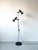 Mid-Century German Chrome and Black Floor Lamp from Hustadt Leuchten, 1960s For Sale - Image 12 of 12