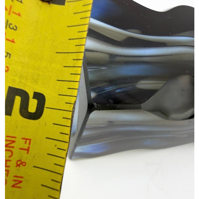 Vintage Optic Glass Vase by Oldrich Lipsky for Exbor, 1960s For Sale - Image 12 of 13