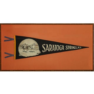 "Saratoga Springs, Ny. Pennant" For Sale