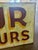 Wood Large Vintage French Coiffeur Trade Sign For Sale - Image 7 of 10