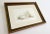 Mid-Century Modern Late 20th Century Art Print Landscape of Old Farm House in Snow With Wreath on Door For Sale - Image 3 of 10