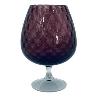 Italian Empoli Artistic Vase in Glass, 1965 For Sale