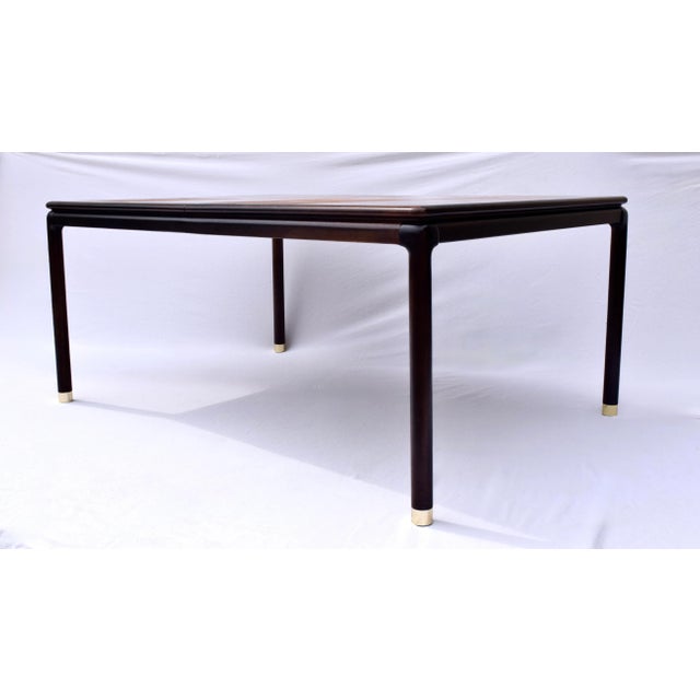 John Stuart John Stuart Extendable Dining Table, Mahogany & Walnut, 1960s For Sale - Image 4 of 10