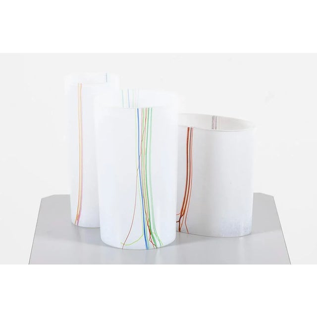 Rainbow Series Vases by Bertil Vallien for Kosta Boda, 1970s, Set of 3 For Sale - Image 8 of 8