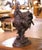 Early 20th Century French Cast-Iron Rooster Sculpture on Oval Base For Sale - Image 4 of 11