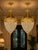 Bronze 1980 French Louis XVI Gold Bronze Crystal Lanterns Pair For Sale - Image 8 of 12