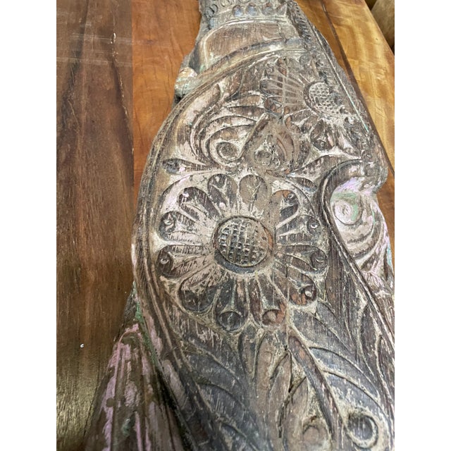 Vintage Corbel Wooden Architectural Corbels, Whitewash Bracket, hand carved, medieval Carved wooden dragon corbel, wall...