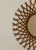 Mid-Century Modern Italian Rattan Sunburst Mirror, Mid 20th Century For Sale - Image 3 of 4
