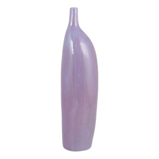Large European Sculptural Studio Pottery Ceramic Vase, 1980s For Sale
