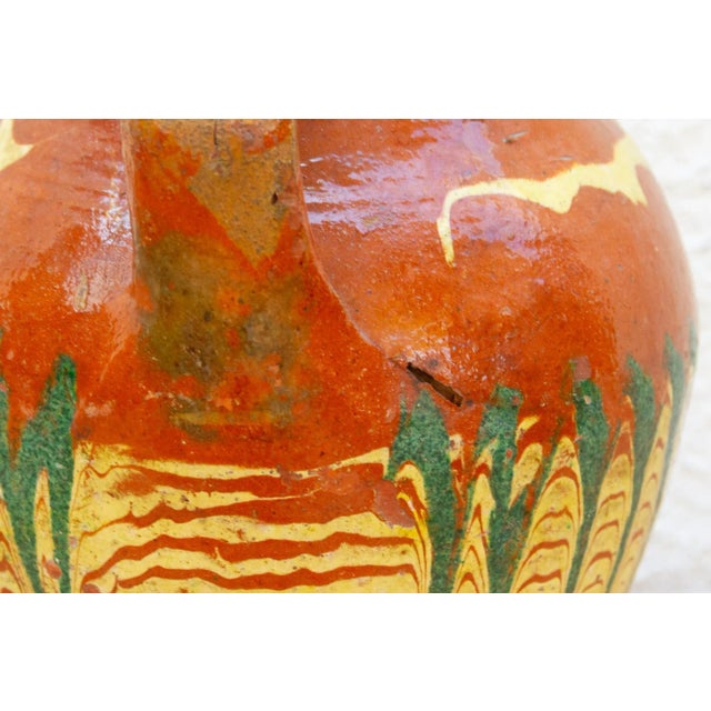 Terra Cotta Vintage Hungarian Folk Art Pottery For Sale - Image 8 of 10