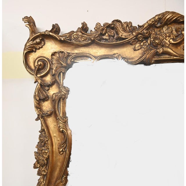 Large Regency Gilt Mirror, 1890s For Sale - Image 4 of 7