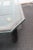 Wood Hollywood Regency Black Painted Glass Top Coffee Table 1577 For Sale - Image 7 of 13