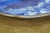 Antique Chinese Export Canton Blue Willow Gilt Plate Platter Tray 8" For Sale - Image 9 of 10