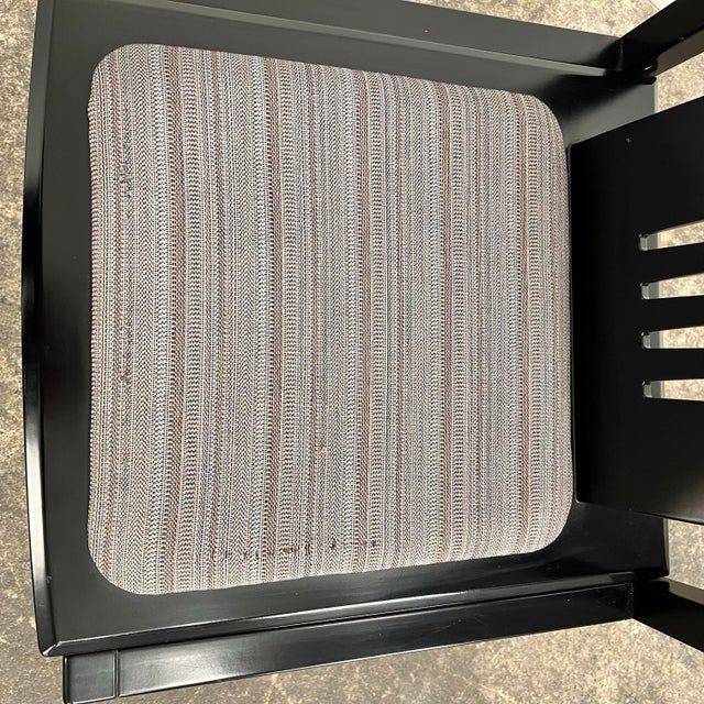 Black Pair of Stendig Italian Postmodern Side Chairs For Sale - Image 8 of 12