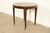 Ethan Allen Barbara Barry Style Hollywood Regency Walnut and Parcel Gilt Tea Table or Occasional Side Table by Ethan Allen For Sale - Image 4 of 9