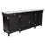 French Empire Revival Ebonised Sideboard in Marble For Sale