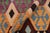 Kilim Rust Blue Wool Rug For Sale In New York - Image 6 of 8