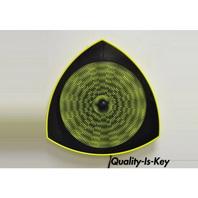 Vintage 1996 Rabbit Tanaka Lumaseries CyberSpace Neon Green Kinetic Wall Art (B) For Sale - Image 11 of 11