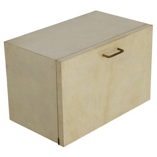 Parchment Wall Cabinet, 1950s For Sale