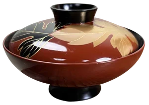 Wajima-Nuri Owan Serving Bowls, Japan, 1970s, Set of 10