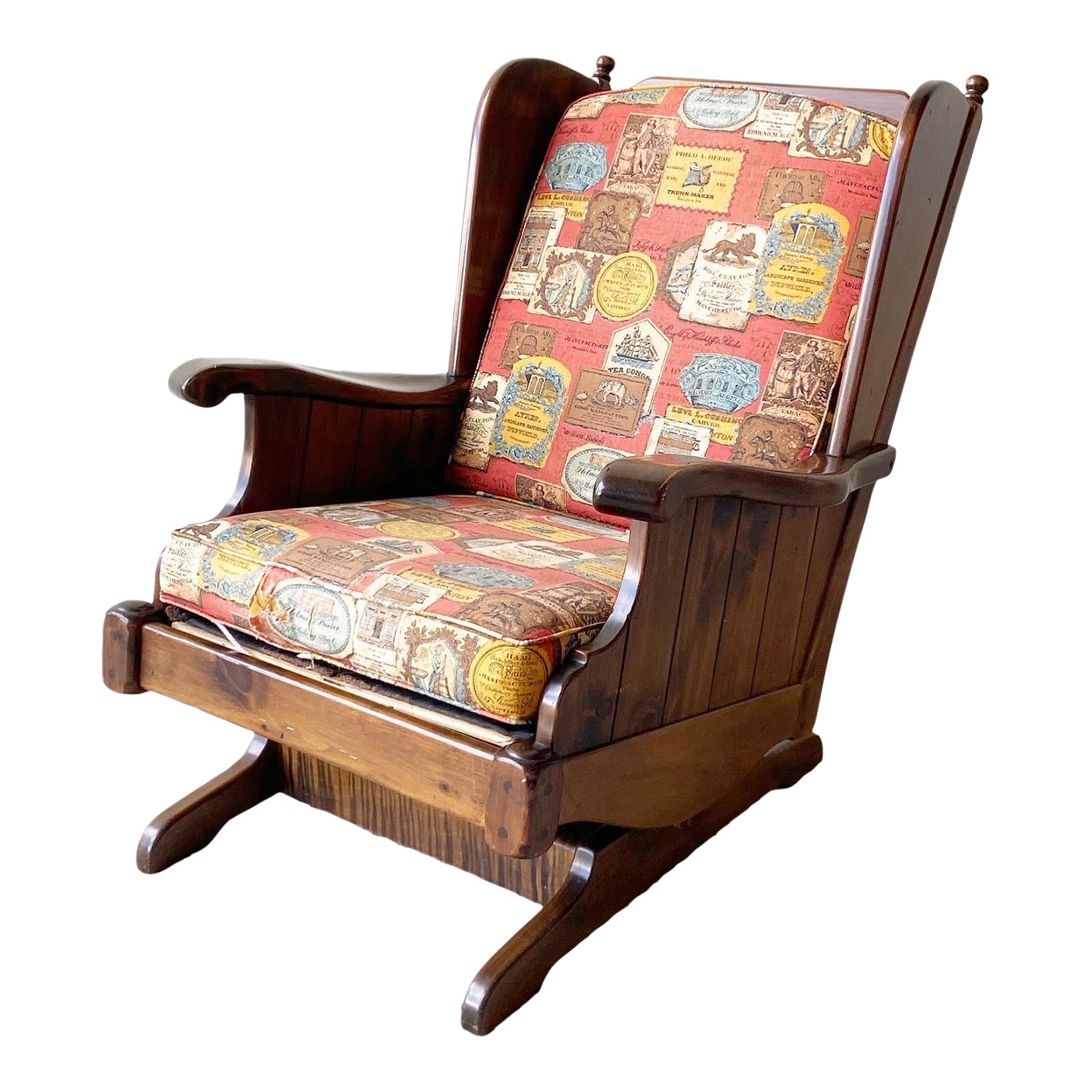 Mid Century Ethan Allen Rocking Chair Chairish