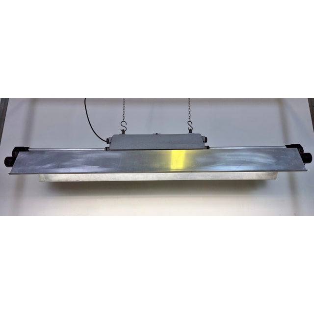 Industrial Grey Tube Light from Elektrosvit, 1970s For Sale - Image 10 of 18