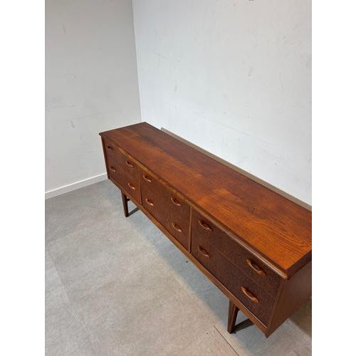 Vintage Sideboard with 8 Drawers For Sale - Image 4 of 10