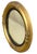 Hollywood Regency Small Circular Convex Giltwood Mirror, 1840 For Sale - Image 3 of 10