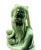 Vintage 1960s Gino Ruggeri for Wony, Italy Faux Green Jade Japanese Couple Sculpture Figurines - Set of 2 For Sale - Image 11 of 11