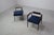 Set of Armchairs in Steel and Teak, 1970s For Sale - Image 16 of 18