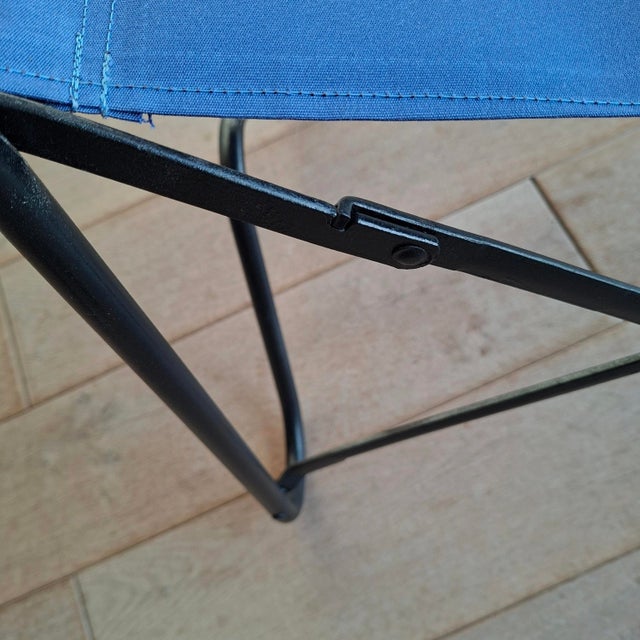 French Folding Chairs, 1950s, Set of 2 For Sale - Image 10 of 13