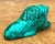 Vintage Malachite Carved Lion Sculpture For Sale - Image 9 of 16