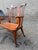 Wood Vintage George III Style Solid Oak Windsor Style Comb- Back Settee Bench For Sale - Image 7 of 17