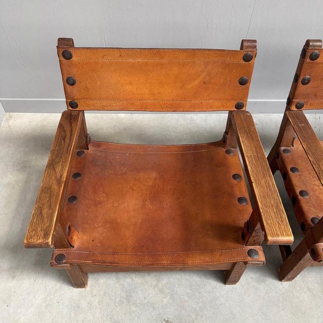 Wood Vintage Brutalist Spanish Armchairs, 1960s, Set of 3 For Sale - Image 7 of 14
