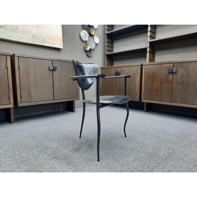 Black Model Marilyn Chairs from Arrben, 1980s, Set of 4 For Sale - Image 8 of 14