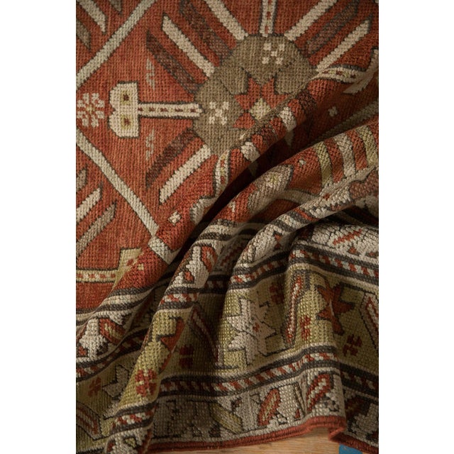 1920s Antique Distressed Caucasian Rug Runner - 3'1" x 11'2" For Sale - Image 5 of 10