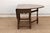 Antique English Oak Gateleg Drop Leaf Table For Sale - Image 10 of 13
