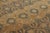Gold Hand-Knotted Vintage Ottoman Style Rug in Beige-Brown, Blue All Over Pattern For Sale - Image 8 of 9