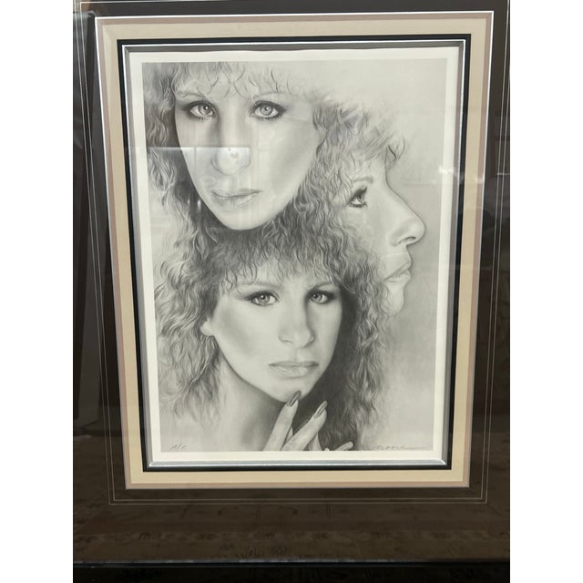 Moore Artist Proof Barbara Streisand Portrait, Signed For Sale - Image 4 of 11