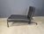 Metal Vintage Black Leather Chaise Longue attributed to Peter Mally for Cor, 1990s For Sale - Image 7 of 13