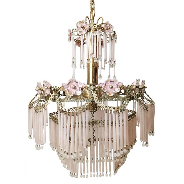 Princess Pink Pendant Lamp from Palwa, 1950s For Sale - Image 4 of 6