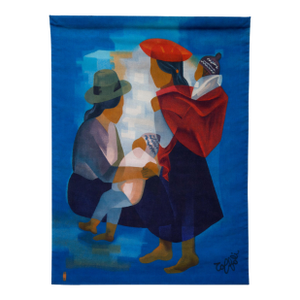 Louis Toffoli “Yucatan” Aubusson Tapestry, Robert Four, 1970s