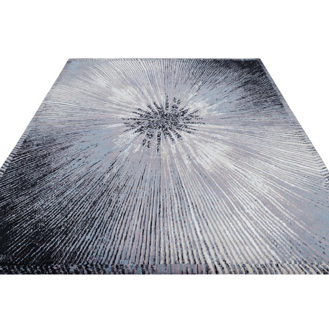 2010s Rug & Kilim’s Modern Abstract Rug With Geometric Patterns “Zarmix” For Sale - Image 5 of 7