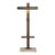 Lighted Easel - Travertine/Bronze For Sale